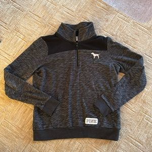 Victoria’s Secret Pink Quarter Zip Crew Neck